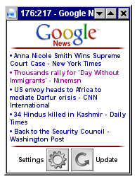 googleNews in handheld media