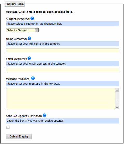 Field Help with scripting disabled