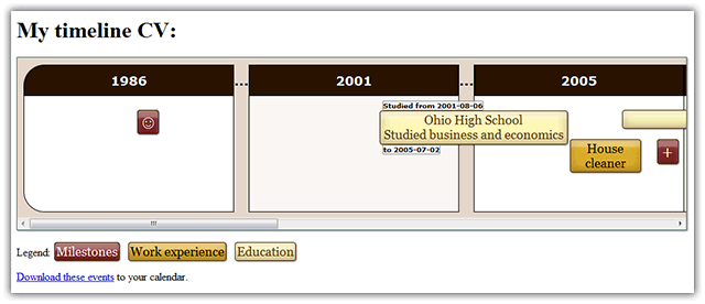 The finished product now looks better than ever with the milestones and the dates as additional information