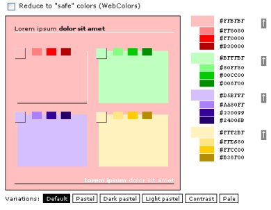 Tetradic tints