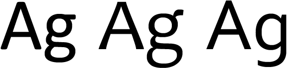 Calibri, Candara and Corbel from Windows Vista&#8217;s new &#8220;C&#8221; fonts.