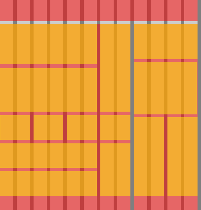 Figure 2: A basic layout scamp for a sites home-page content structure.