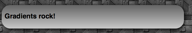 a really basic CSS3 linear gradient