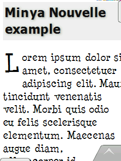 web fonts example